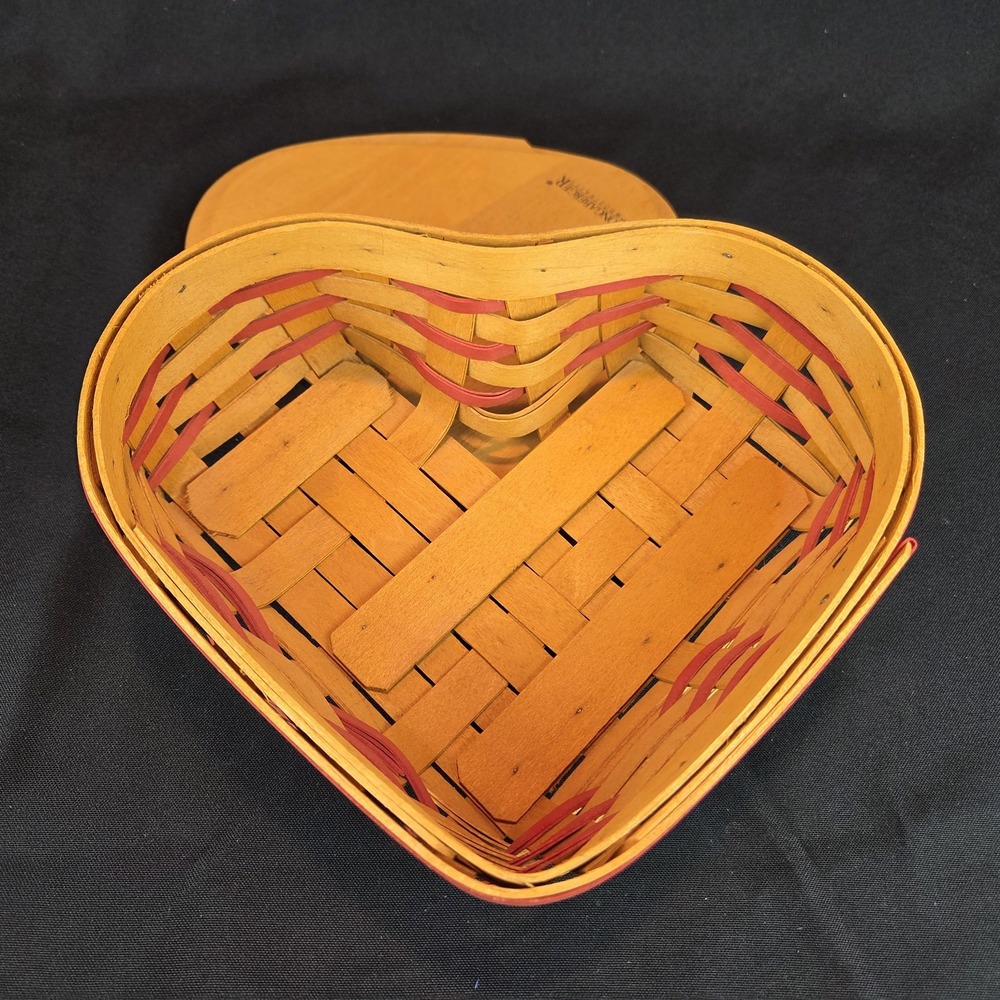 Longaberger Basket 1999 Sweetheart Little Love Heart Liner Protector - Picture 14 of 15